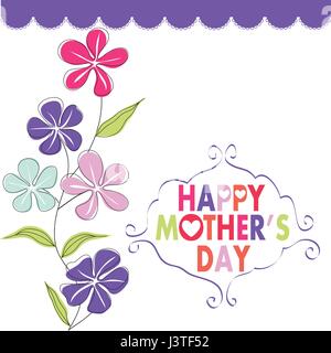 Happy Mother's Day Illustration de Vecteur