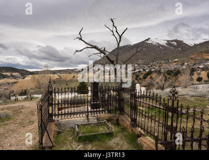 Virginia City dans le Nevada a été centre de l'or et l'argent rush Banque D'Images