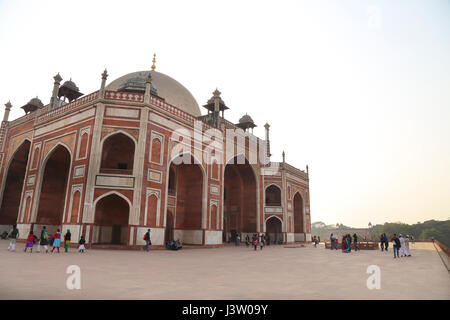 Tombe de Humayun complexe dans Delhi, Inde, Isa Khan Niyazi's Tomb, le complexe a été déclaré l'UNESCO Banque D'Images