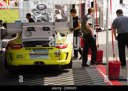 Porsche GT3 Cup Challenge 2014 Banque D'Images