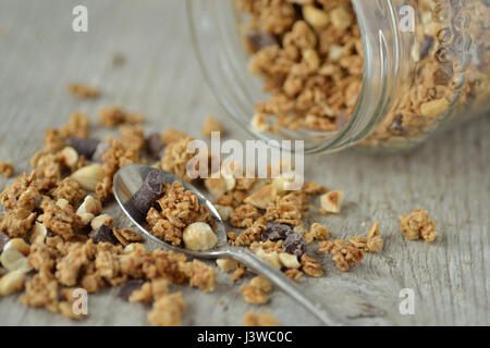 Granola fait maison Banque D'Images