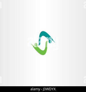 Les gens d'affaires vecteur logo design symbole lettre s Illustration de Vecteur