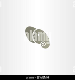 Elephant Head logo icône symbole vecteur Illustration de Vecteur