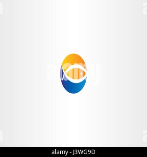 Poisson Eau vague et sun logo vector symbole icône Illustration de Vecteur