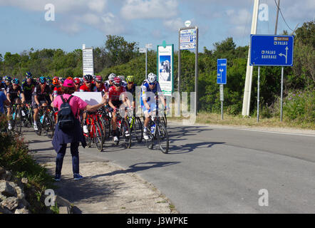 Palau, SARDAIGNE. Mai,5, 2017 Tour d'Italie 2017, 1 étape Alghero-Olbia Banque D'Images