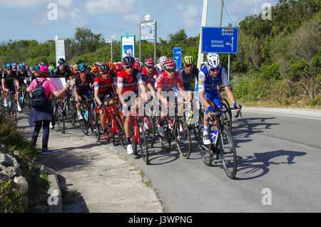 Palau, SARDAIGNE. Mai,5, 2017 Tour d'Italie 2017, 1 étape Alghero-Olbia Banque D'Images