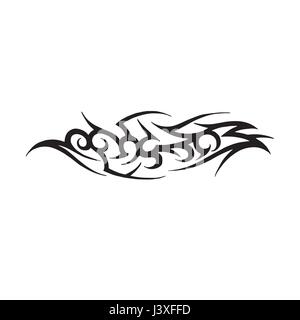 Tattoo design - conception de tatouage tribal Illustration de Vecteur