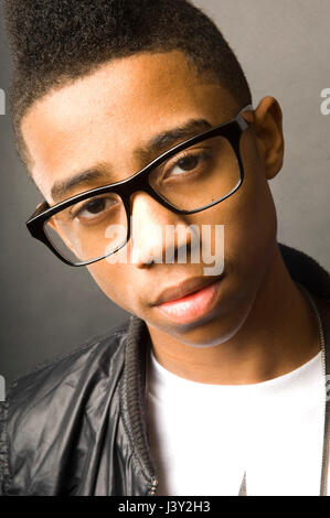 Lil Twist de Lil Wayne Young Money Entertainment studio portrait le 29 mars 2009 à Los Angeles. Banque D'Images