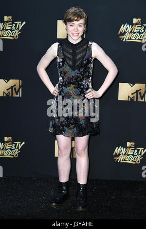 Sophia Lillis participant à la 2017 MTV Film et TV Prix tenue au Shrine Auditorium à Los Angeles, USA. Banque D'Images