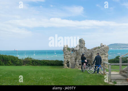 Château de Sandsfoot,Weymouth Dorset,,UK Banque D'Images