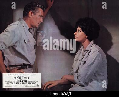 Judith, USA/BRD/Israël 1965, Regie : Daniel Mann, acteurs : Peter Finch, Sophia Loren Banque D'Images