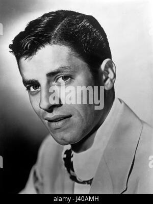 Der amerikanische Komiker, acteurs et actrices, SÄNGER, Produzent und Drehbuchautor, réalisateur Jerry Lewis. Banque D'Images