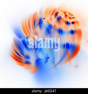Colorful abstract fractal illustration pour creative design Banque D'Images