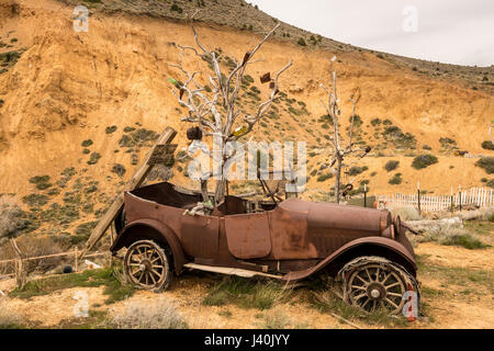 Virginia City dans le Nevada a été centre de l'or et l'argent rush Banque D'Images