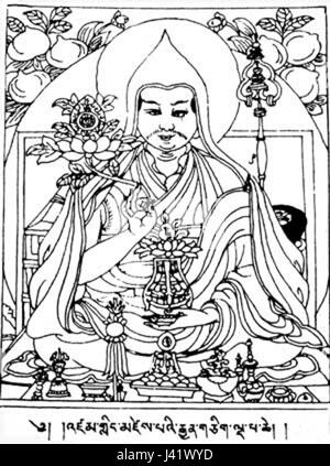 Lozang Gyatso était le 5e dalaï-lama, une figure clé du bouddhisme tibétain qui a unifié le Tibet et a apporté des contributions significatives à son développement spirituel et politique. Son leadership a façonné l'avenir de la gouvernance tibétaine et de la pratique bouddhiste. Banque D'Images