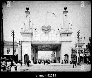 Eingang Lunapark de modification Banque D'Images