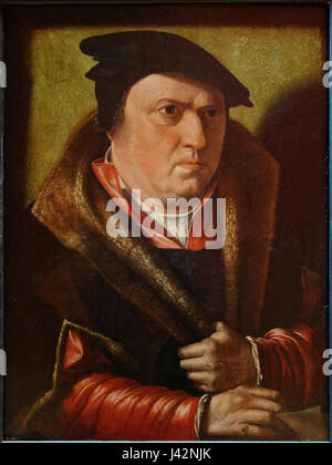 Le portrait de Lille PdBA représente probablement un homme anonyme, peut-être de la Renaissance ou de la période baroque. Il représente un exemple de portrait européen historique sans identification connue du sujet. Banque D'Images