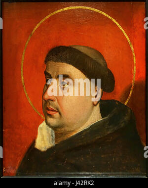 Cette œuvre de la ville de Lille représente un tableau anonyme de la Maison Dominique d'Anvers, mettant en valeur des thèmes religieux ou culturels. L’œuvre reflète l’importance artistique et historique de l’art flamand au XVIe siècle. Banque D'Images