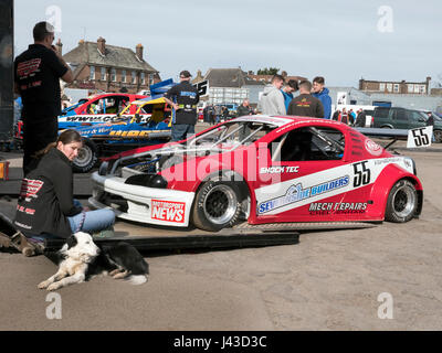 Stock car adieu rencontre à Wimbeldon Plough Lane stadium 26/3/2017 Banque D'Images