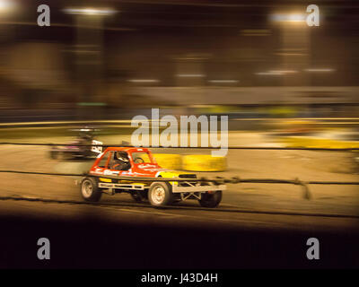 Stock car adieu rencontre à Wimbeldon Plough Lane stadium 26/3/2017 Banque D'Images