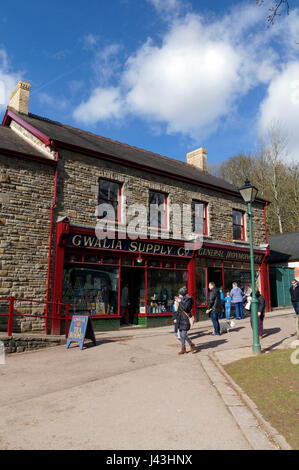 Gwalia Store, Musée national d'histoire/Amgueddfa Werin Cymru, Cardiff, Galles du Sud, Royaume-Uni. Banque D'Images