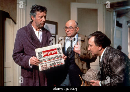 Felix und Oskar, Comedyserie, Deutschland, 1980 acteurs : Heinz Baumann, Heinrich Schweiger, Horst Bollmann Banque D'Images