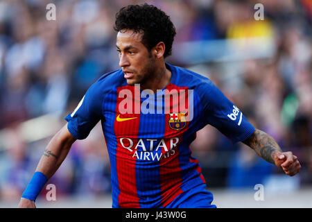 Barcelone, Espagne. Credit : D. 6 Mai, 2017. Neymar (Barcelone) Football/soccer : Espagnol Primera Division 'Liga Santander' match entre le FC Barcelone 4-1 Villarreal au Camp Nou à Barcelone, Espagne. Credit : D .Nakashima/AFLO/Alamy Live News Banque D'Images