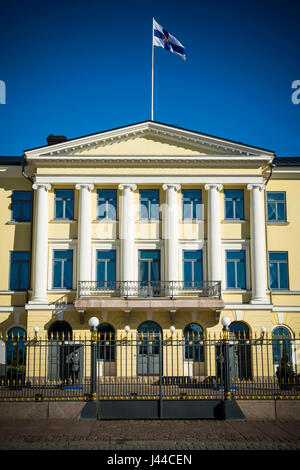 Bureau du président de la Finlande dans la capitale Helsinki Banque D'Images