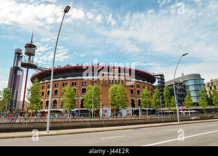 Barcelone, Espagne - 15 Avril 2017 : Arenas de Barcelona à Barcelone, Espagne. L'ancienne arène, construit en 1900, est depuis 2011, après une intense remodelin Banque D'Images