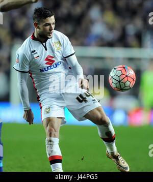 JAKE FORSTER CASKEY DE MILTON MILTON KEYNES DONS V CHELSEA STADIUM:MK MILTON KEYNES BUCKINGHAMSHIRE ANGLETERRE 31 Janvier 2016 Banque D'Images