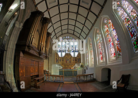 Chapelle de la cathédrale de Truro, Cornwall. L'Angleterre Banque D'Images