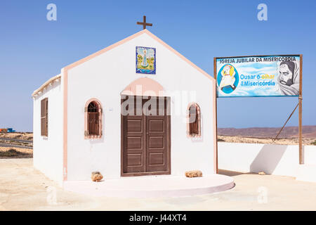 Cap vert SAL chapelle Nossa Senhora de Fátima église catholique ou chapelle de Notre Dame de Fatima, Sal, Cap-Vert, Afrique Banque D'Images