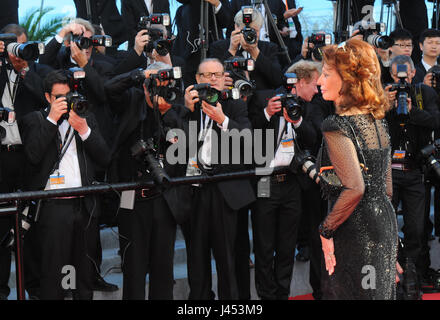 14 mai 2014 - Cannes Célébrités assister à la 67e Festival de Cannes Banque D'Images