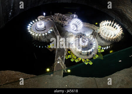 Parc à thème souterrain de la mine de sel de Turda Salina Photo : Cronos/Melinda Nagy Banque D'Images