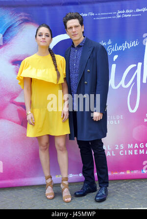 Roma, Photocall "2 nuits ' . Présenté : Matilde Gioli, MATTEO Martari Banque D'Images