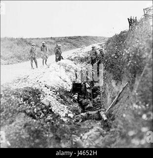 Les soldats de Terre-Neuve en 1916 faisaient partie des forces militaires pendant la première Guerre mondiale. L'année marque une participation importante, en particulier à la bataille de la somme, où ils ont servi dans le cadre des efforts de l'armée britannique sur le front de l'Ouest. Banque D'Images