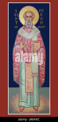 Myron de Crète était un sculpteur grec ancien renommé pour ses œuvres, en particulier ses sculptures d'animaux, dont le célèbre Discobolus ou Discus Thrower. Banque D'Images