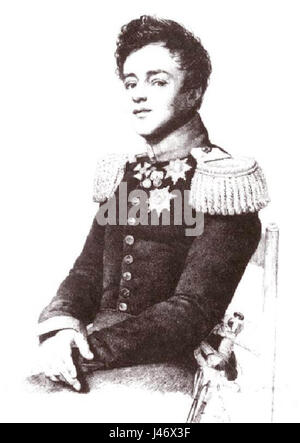 Michael Nikolaïevitch de Russie par O.Kiprenskiy (1819, GTG) Banque D'Images