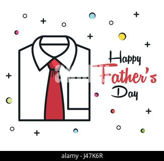 Heureux le jour de père design Illustration de Vecteur