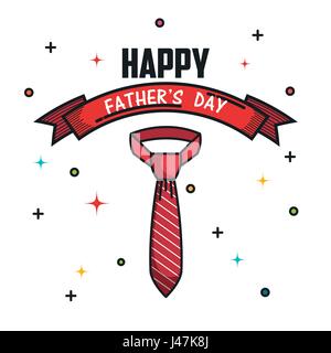 Heureux le jour de père design Illustration de Vecteur