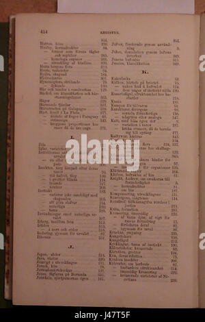 'OM arternas uppkomst' fait référence à la version suédoise de 'on the Origin of Species' de Charles Darwin. Le titre fait probablement référence à une page ou une section spécifique discutant de la théorie de l'évolution et de la sélection naturelle. Banque D'Images