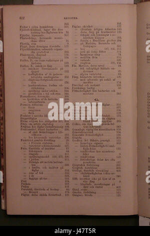 OM arternas uppkomst 412 est un titre suédois, faisant référence à un travail scientifique sur l'origine des espèces, probablement influencé par les théories de Charles Darwin sur l'évolution. Banque D'Images