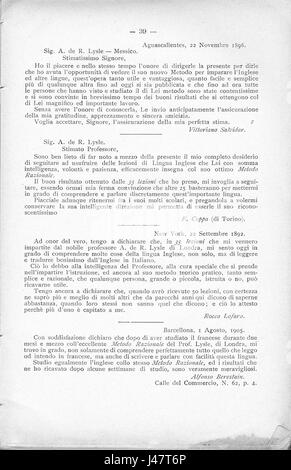 Nuova edizione riveduta aumentata e dell'unico metodo accelerato par razionale imparare a parlare, leggere e scrivere la lingua tedesca 039 Banque D'Images