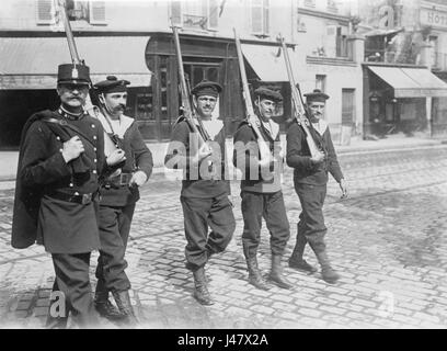 Les recrues de la marine Paris police (LOC) Banque D'Images