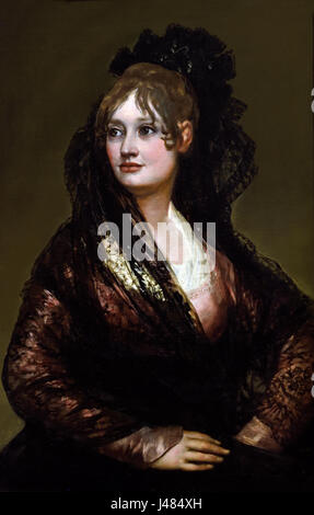 Dona Isabel de Porcel 1805 par Francisco de Goya Lucientes 1746-1828 Espagne Espagnol Banque D'Images