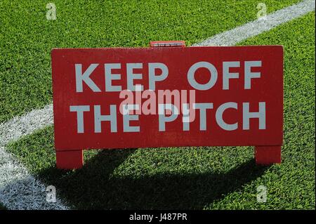 Un SIGNE SUR L'ARSENAL CHELSEA STAMFORD BRIDGE V stade de Stamford Bridge Londres Angleterre 19 Septembre 2015 Banque D'Images