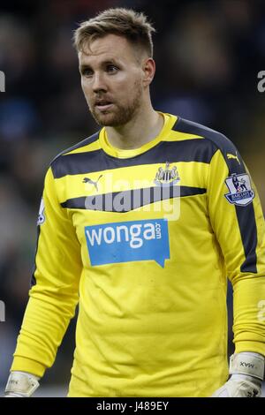 ROB ELLIOT NEWCASTLE UNITED FC NEWCASTLE UNITED FC ST JAMES PARK NEWCASTLE Angleterre 06 Décembre 2015 Banque D'Images