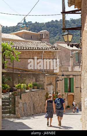 Au centre-ville de Soller, Majorque, Espagne Banque D'Images