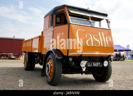 1937 Wagon vapeur Sentinel ' Château Fire Brick Co Ltd' Banque D'Images