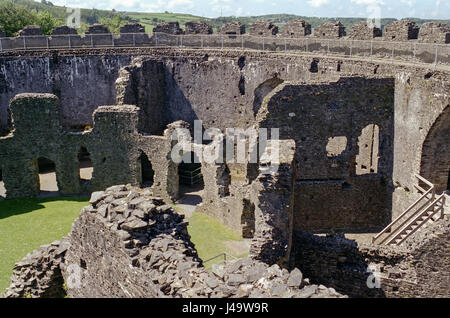 Château Restormel, Cornwall Banque D'Images